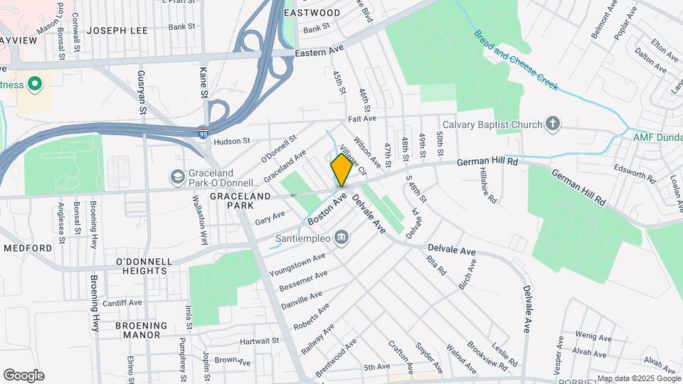 1303 Delbert Ave Map and Location Details