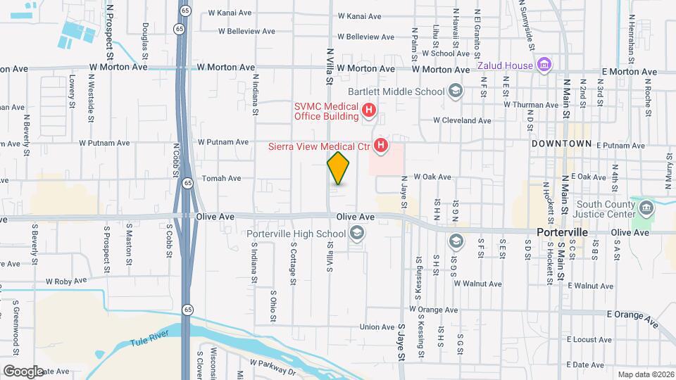 62 N Villa St Map and Location Details