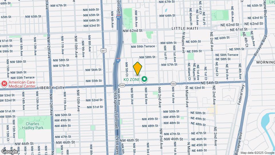 5480 NW 4th Ave Map and Location Details