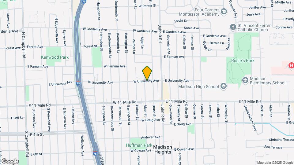 27138 Alger Blvd Map and Location Details