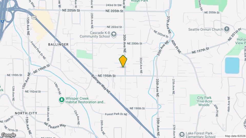 19527 30th Ave NE Map and Location Details