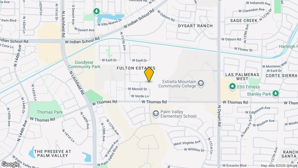 13505 W Catalina Dr Mapa y Detalles de la Ubicación