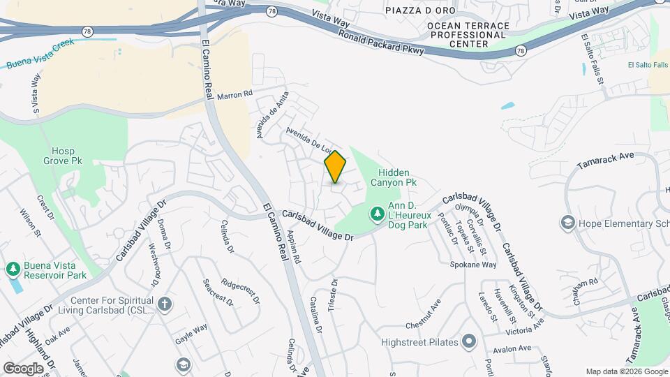 3114 Via Merde Map and Location Details