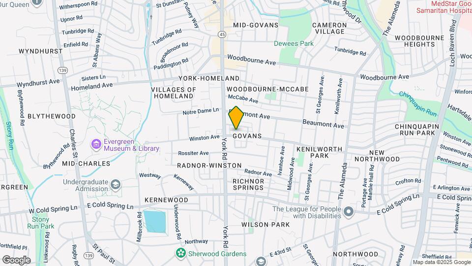 518 Winston Ave Map and Location Details