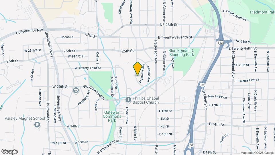 2327 Greenway Ave NW Map and Location Details