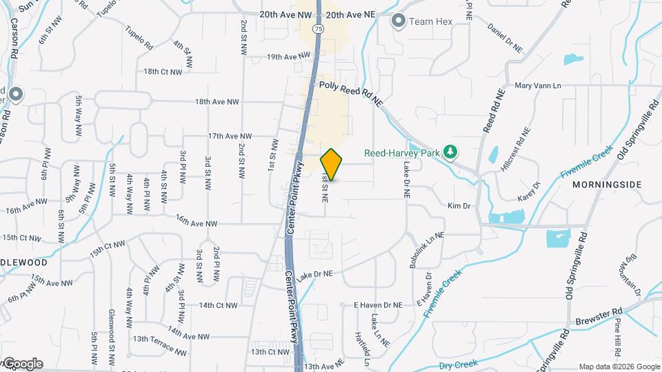 1625 1st St NE Map and Location Details