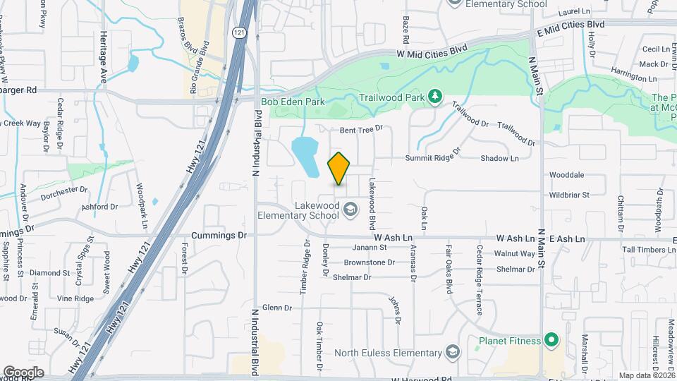 1714 Redbud Ln Map and Location Details