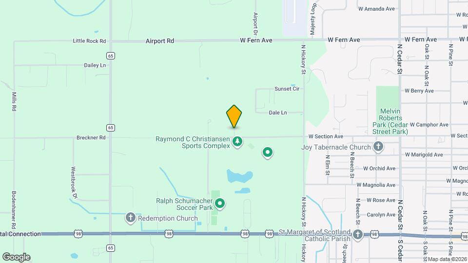 825 Ginger Lee St Map and Location Details