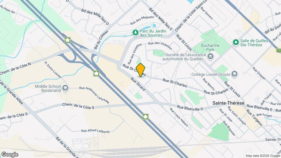 Illots de Ste-Therese Map and Location Details