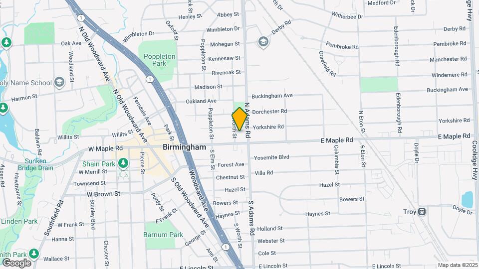 156 N Worth St Map and Location Details