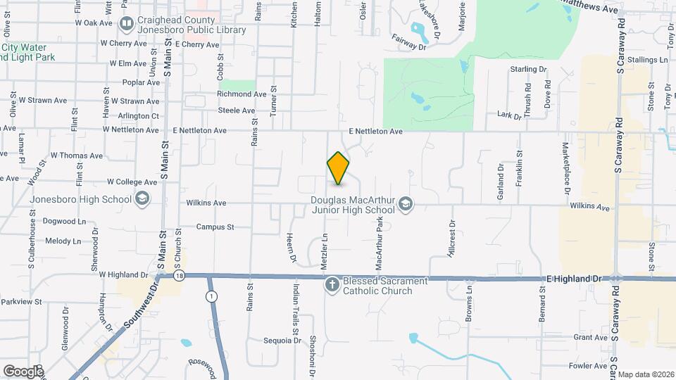 1607 Merrywood Cove Map and Location Details