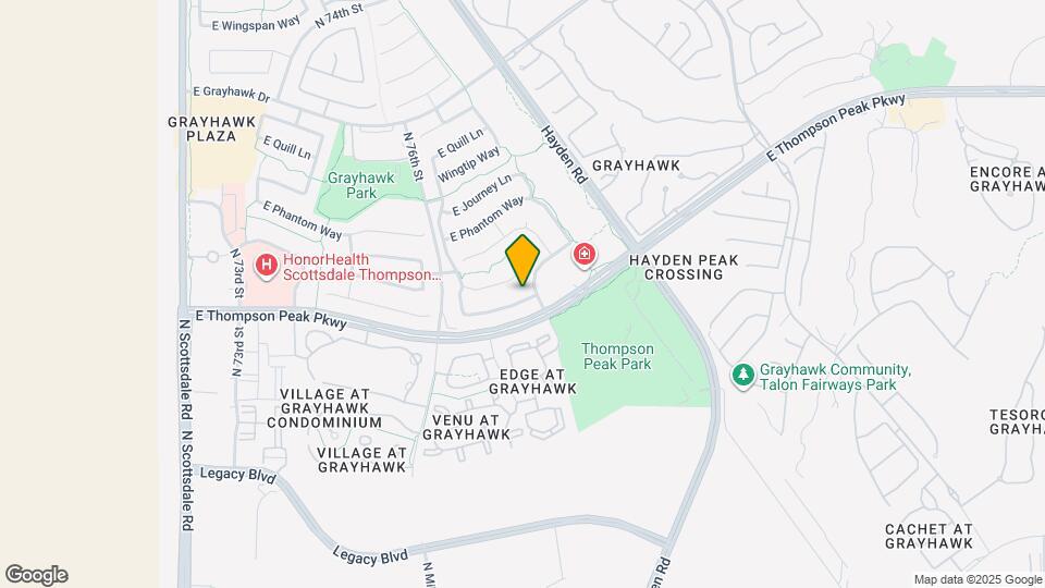 7842 E Nestling Way Map and Location Details