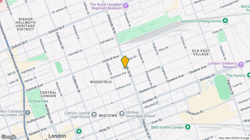 602 Princess Ave Map and Location Details