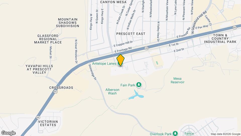 7616 E Horseshoe Ln Map and Location Details