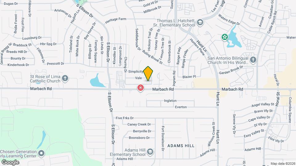 9619 Bratton Dr Map and Location Details