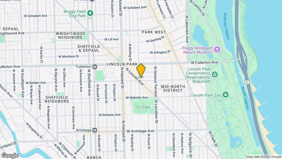 656 W Belden Ave Map and Location Details