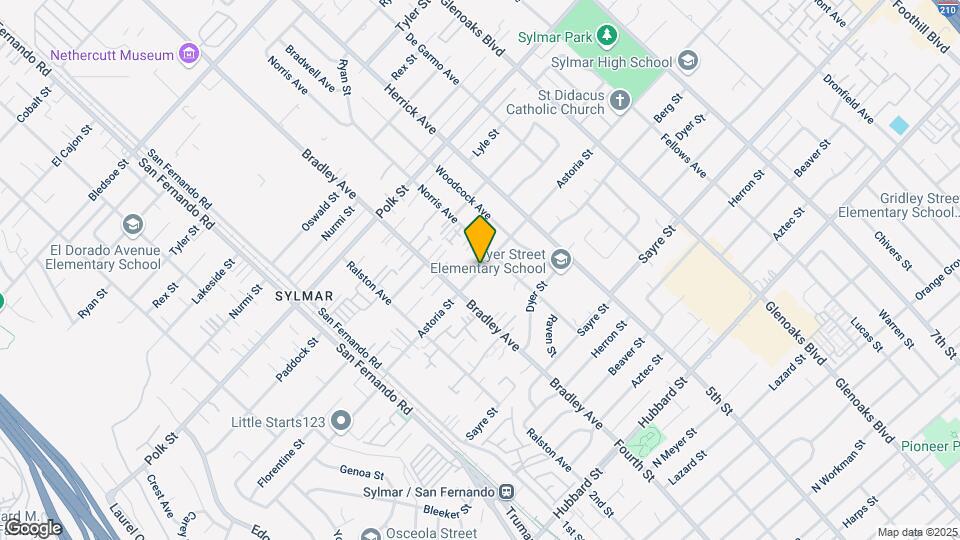 14637 Astoria St Map and Location Details