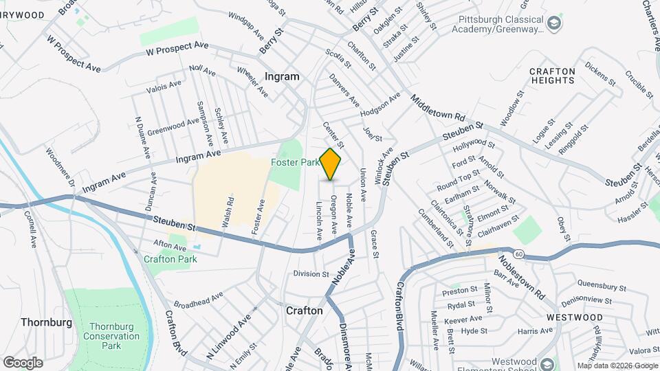 67 Oregon Ave Map and Location Details