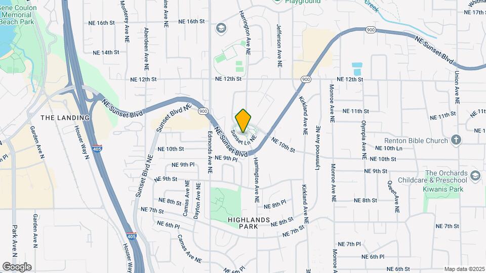 2605 Sunset Ln NE Map and Location Details