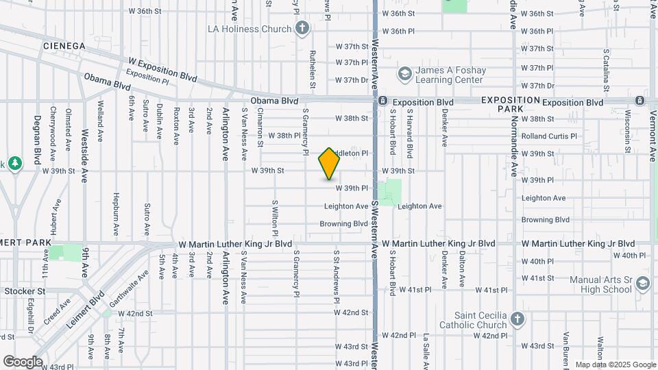 1719 W 39th Pl, Unit 1719 Map and Location Details