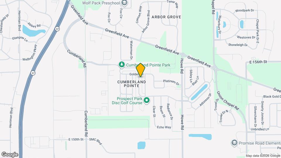 10188 Cumberland Pointe Blvd Mapa y Detalles de la Ubicación