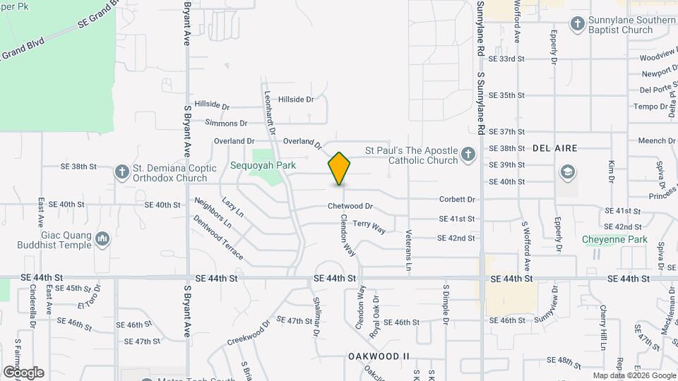 3917 Clendon Way Map and Location Details