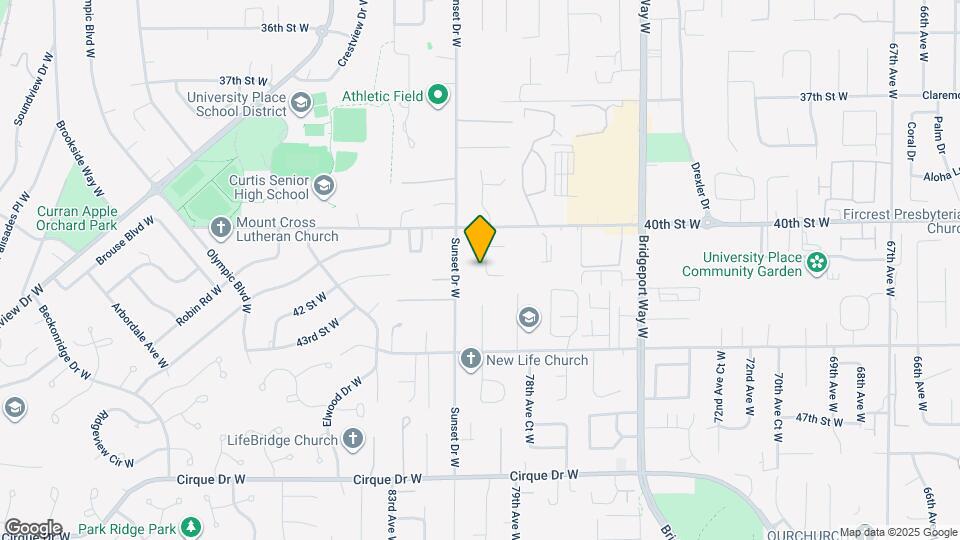 4116 80th Ave W Map and Location Details