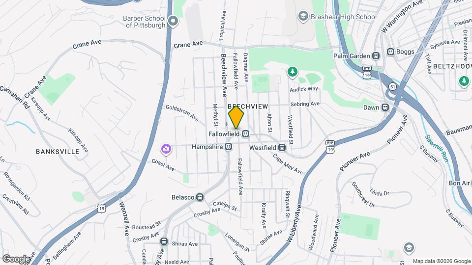 1540 Fallowfield Ave Map and Location Details