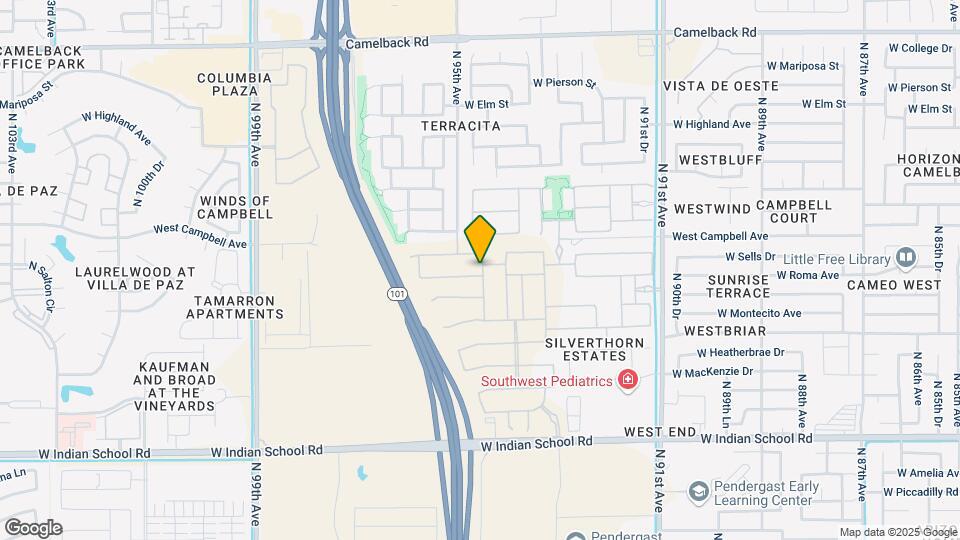 9432 W Roma Ave Map and Location Details