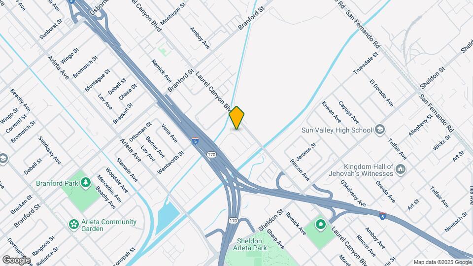 9156 Morehart Ave Map and Location Details