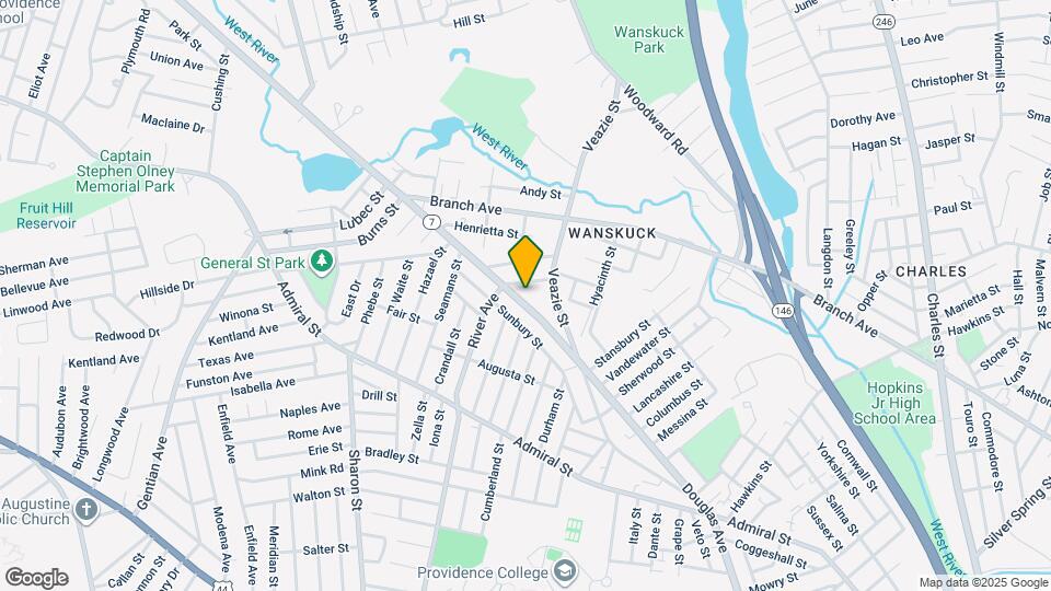 877 Douglas Ave, Unit fist floor Map and Location Details