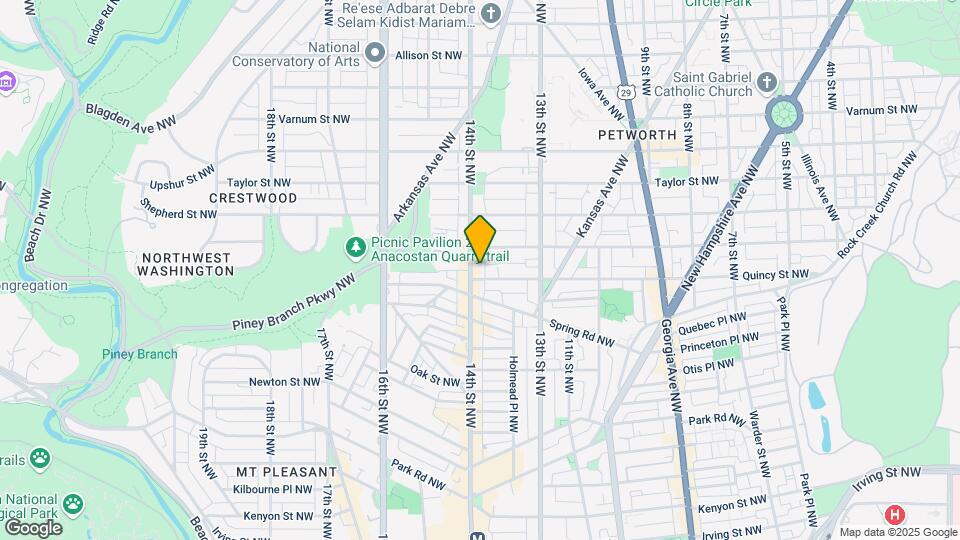 3815 14th St NW Mapa y Detalles de la Ubicación