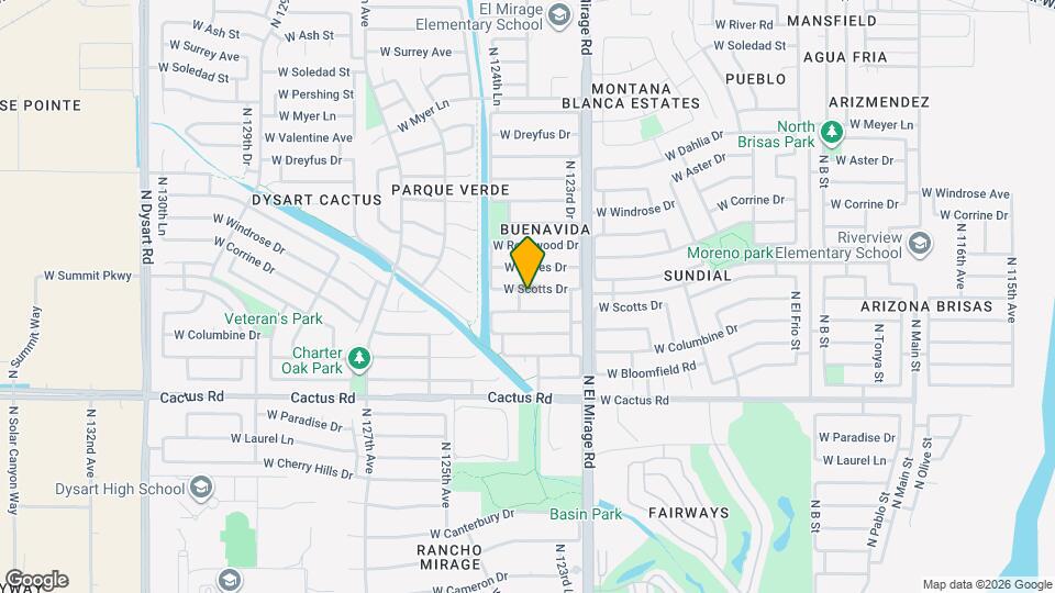 12405 W Scotts Dr Map and Location Details