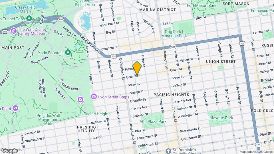 2485 Union St Map and Location Details