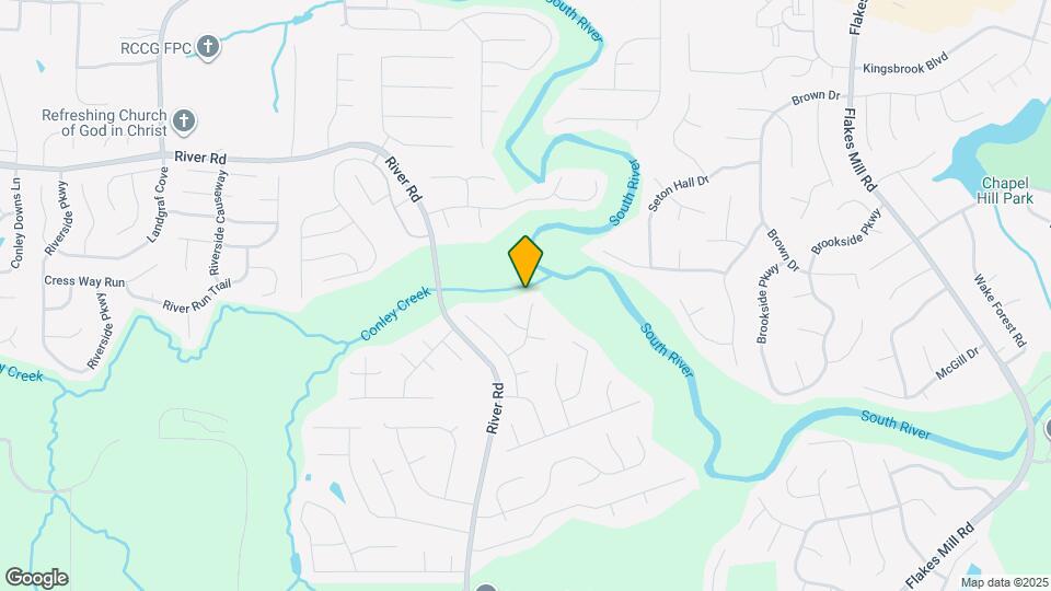 3823 Riverview Ferry Crossing Mapa y Detalles de la Ubicación