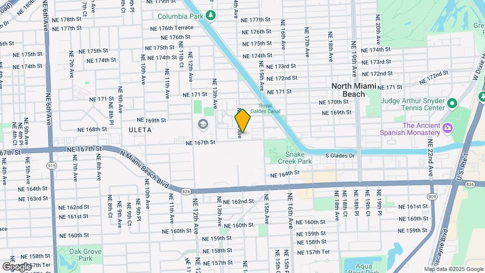 16701 NE 14th Ave Map and Location Details
