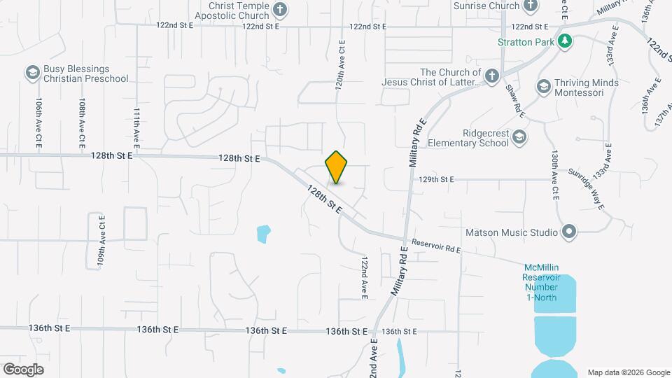 12011 130th St E Map and Location Details