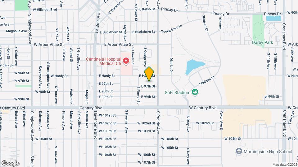 9414 S Central Ave Map and Location Details