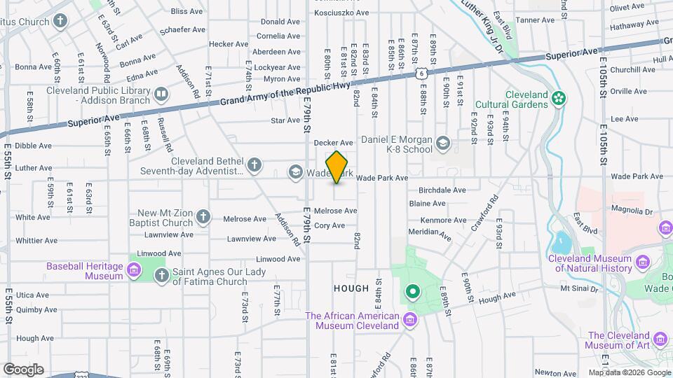 1515 E 81st St Map and Location Details
