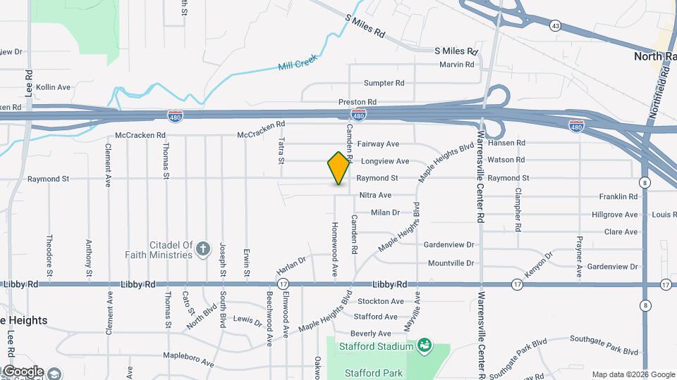 19101 Nitra Ave Map and Location Details