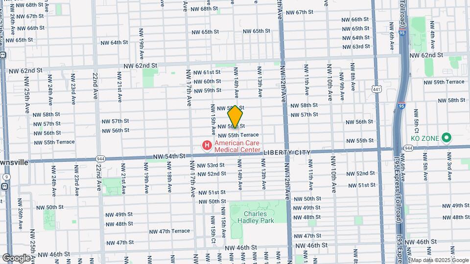 1411 NW 55th Terrace Map and Location Details