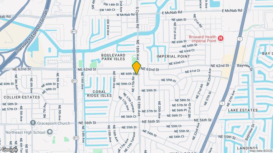 5941 NE 18th Ave Map and Location Details