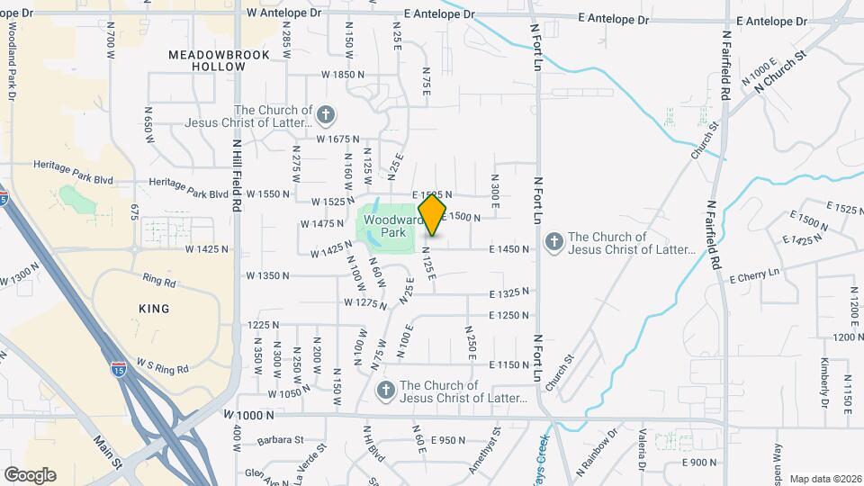 1468 N 125 W Map and Location Details
