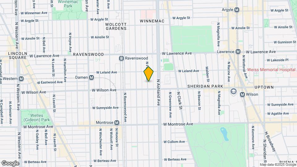 4627 N Paulina St Map and Location Details