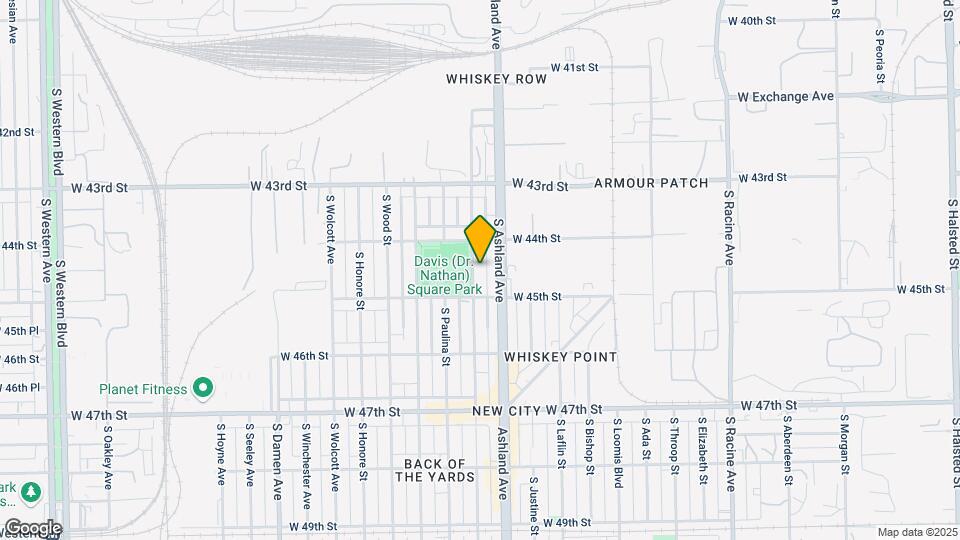 4431 S Marshfield Ave Map and Location Details