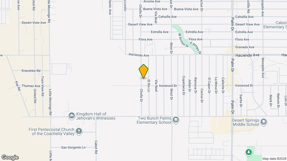 13416 Cholla Dr Mapa y Detalles de la Ubicación
