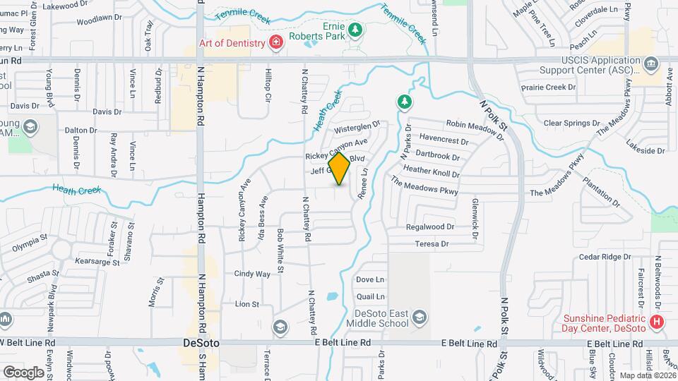 504 Hidden Meadow Ct Mapa y Detalles de la Ubicación