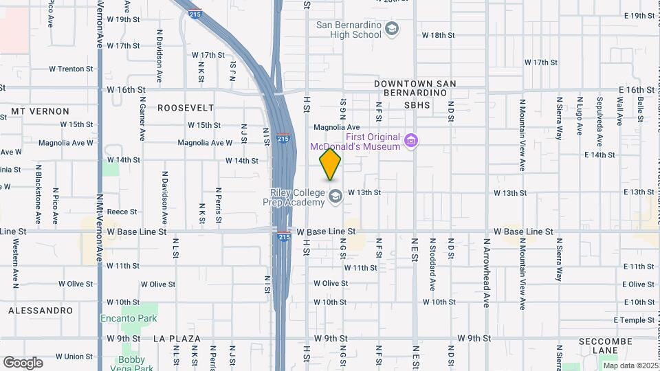 740 W 13th St Mapa y Detalles de la Ubicación