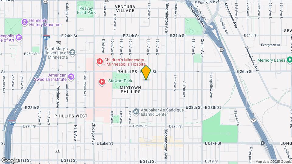 2630 14th Ave S Map and Location Details