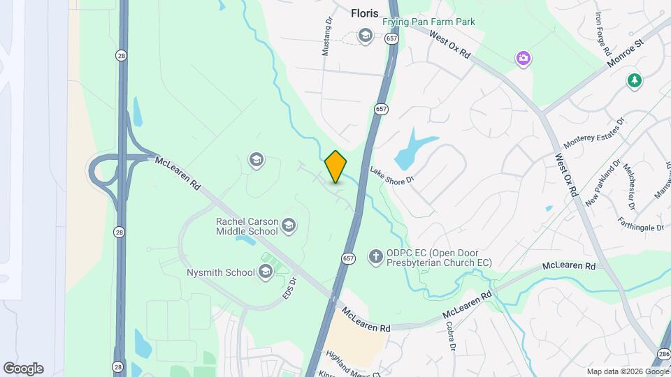 13584 Cedar Run Ln Map and Location Details